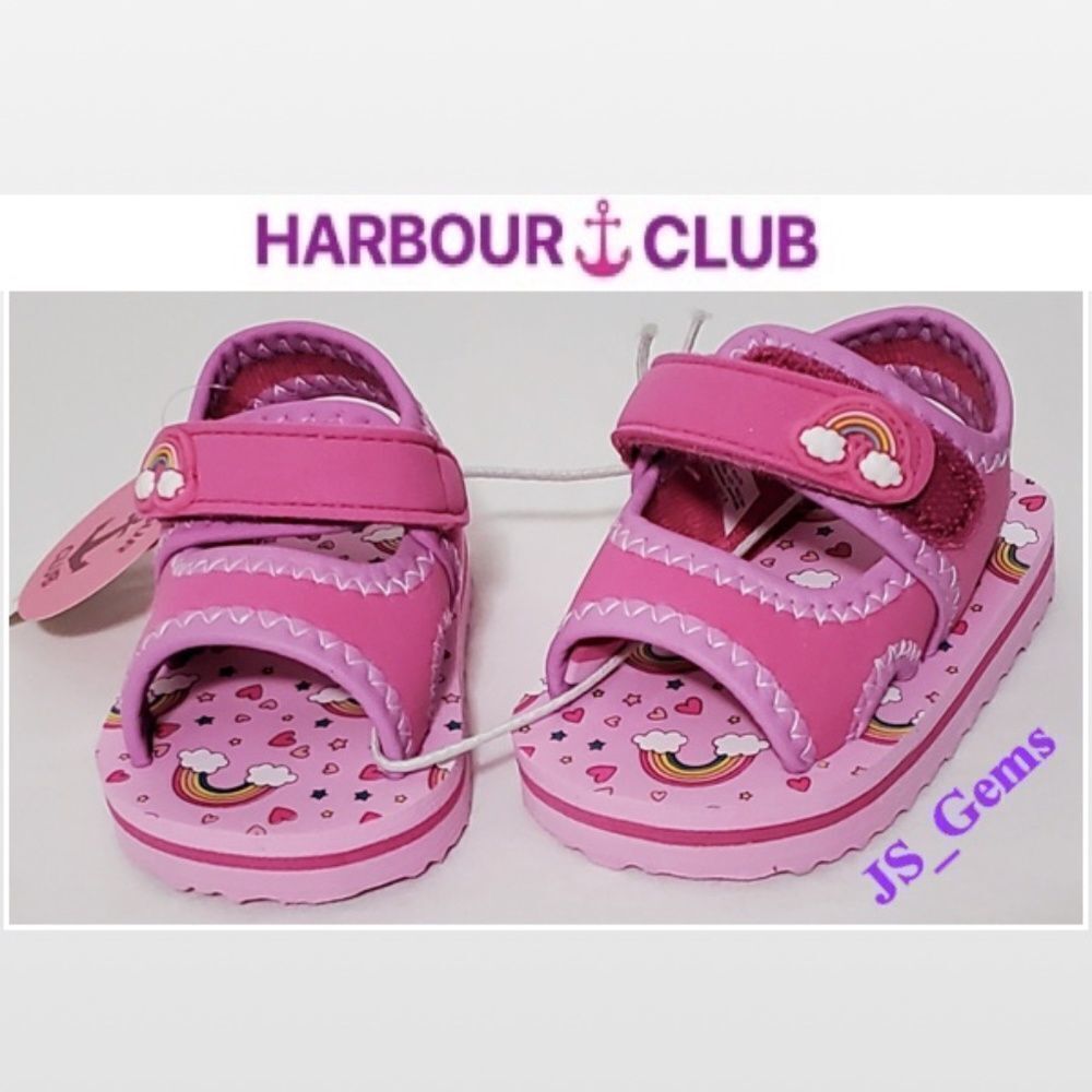 New Pink Baby Size 2 Rainbow Kid Sandal Shoes